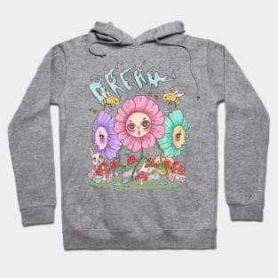 Hypno Flowers By JellyB Hoodie